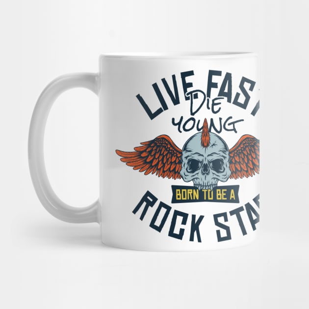 Live Fast Die Young by CyberpunkTees